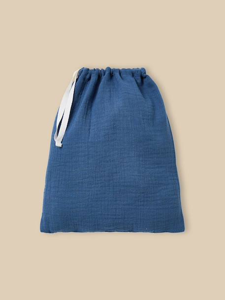 Pyja-short en gaze de coton garçon Bleu 2 - vertbaudet enfant 
