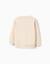 Sweat en coton avec imprimé work of art Beige 2 - vertbaudet enfant 