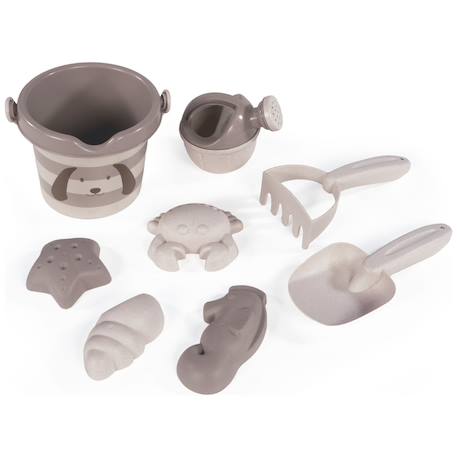Set de jeux de plage avec seau et accessoires Beige 2 - vertbaudet enfant 