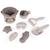 Set de jeux de plage avec seau et accessoires Beige 2 - vertbaudet enfant 