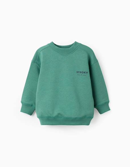 Bébé-Pull, gilet, sweat-Sweat-Sweat en coton avec imprimé creative boss