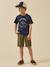 T-shirt imprimé garçon - coton biologique Blanc/surf+Bleu ciel / voilier+Bleu/skate+Celadon/fish+Gris chine/tennis+Marine / surflife 26 - vertbaudet enfant 