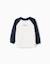 Sweat avec imprimé zy sur la poitrine Bleu foncé+Vert foncé 1 - vertbaudet enfant 