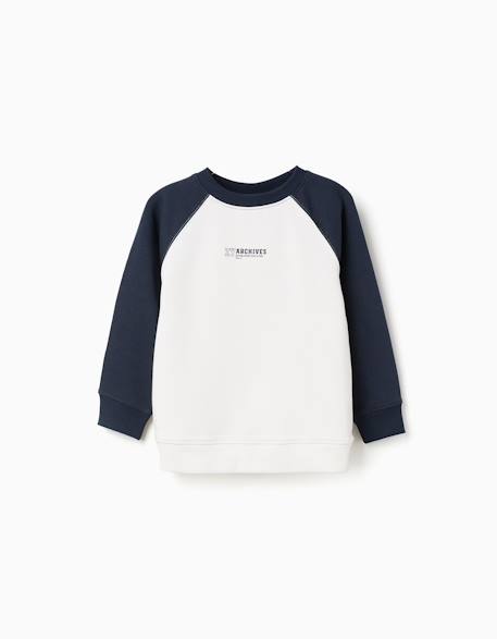 Garçon-Pull, gilet, sweat-Sweat avec imprimé zy sur la poitrine