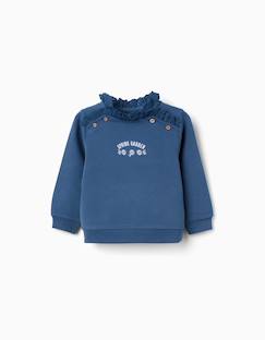-Sweat en coton avec broderie spring garden