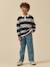 Pull polo garçon Rayure bleue 5 - vertbaudet enfant 