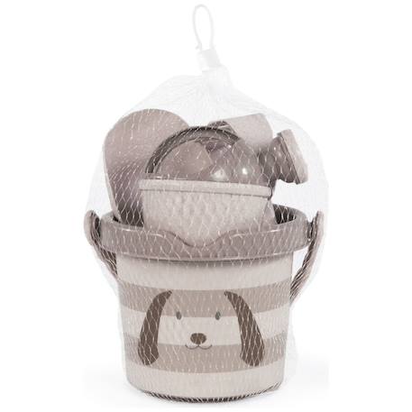 Set de jeux de plage avec seau et accessoires Beige 3 - vertbaudet enfant 