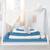 Tour de lit en coton bio seashells Bleu indigo+Écru 3 - vertbaudet enfant 
