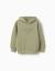 Sweat en coton à capuche et imprimé lanzarote Orange+Vert foncé 5 - vertbaudet enfant 