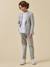 Veste de costume rayée garçon - collection fêtes et mariages Rayure bleu grise 5 - vertbaudet enfant 