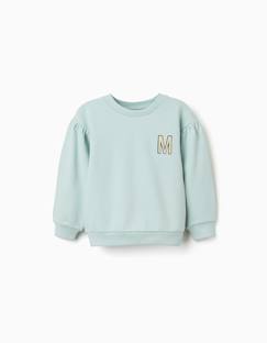 -Sweat en coton avec m brodé
