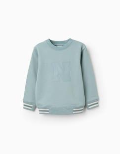 -Sweat en coton avec n en relief