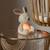 Peluche veilleuse lapin douce pour bébé Ecru, marron 6 - vertbaudet enfant 