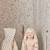 Serviette de bain en coton organique Blanc 3 - vertbaudet enfant 