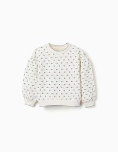 -Sweat en coton à motif floral