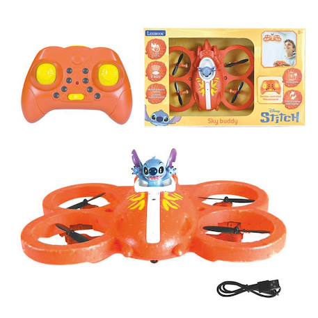 Jouet volant Stitch télécommandé enfant drone Orange 2 - vertbaudet enfant 