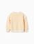 Pull en maille à rayures et volants Jaune clair 1 - vertbaudet enfant 