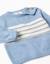 Pull en maille avec rayures Bleu clair 4 - vertbaudet enfant 
