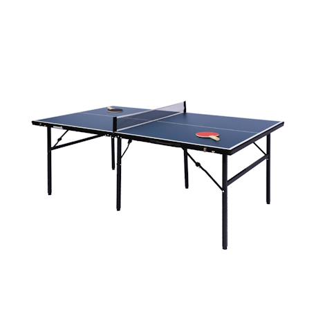 Table de ping pong d'intérieur médium avec 2 raquettes et 3 balles Bleu+Noir 2 - vertbaudet enfant 