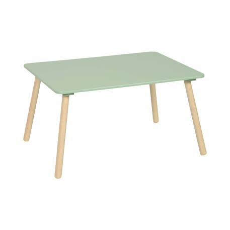 Table rectangulaire enfant bois de pin 4 assises - judith Blanc+Vert 9 - vertbaudet enfant 