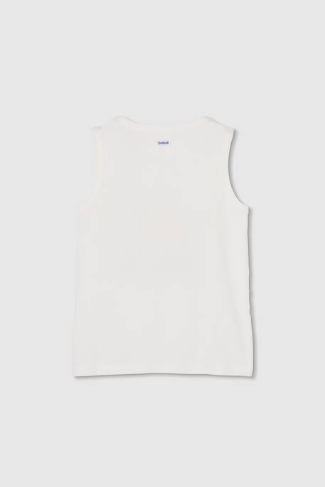 Débardeur garçon coton Blanc 2 - vertbaudet enfant 