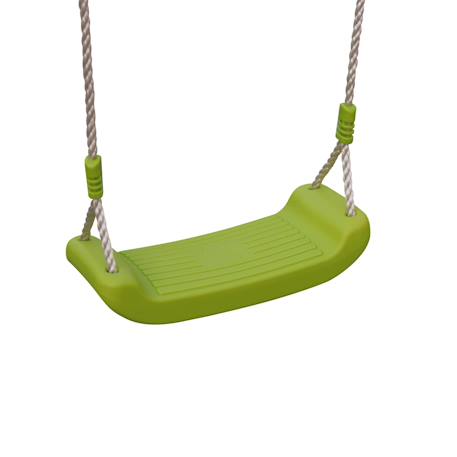 Portique naroit en bois avec 1 face à face et 2 balançoires - pin autoclave Vert 2 - vertbaudet enfant 