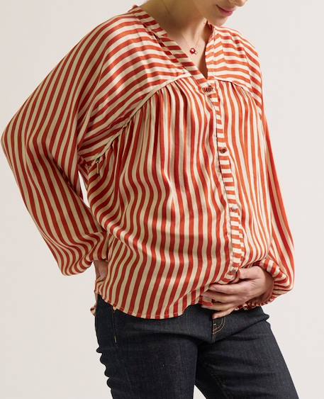 Blouse de grossesse et allaitement madeleine Bleuet+Cuivre 10 - vertbaudet enfant 