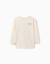T-shirt en coton à manches longues lanzarote Beige clair 1 - vertbaudet enfant 