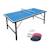 Mini table de ping pong pliable 150x75cm indoor, avec 2 raquettes et 3 balles Bleu 2 - vertbaudet enfant 