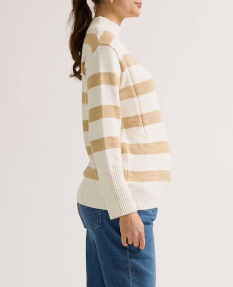 Pull de grossesse et allaitement cabourg Ivoire 4 - vertbaudet enfant 