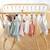 Doudou lange attache tétine en gaze de coton jeanne Beige+Blanc+Bleu+Camel+Écru+Gris clair+Rose+Terracotta+Vert de gris 40 - vertbaudet enfant 
