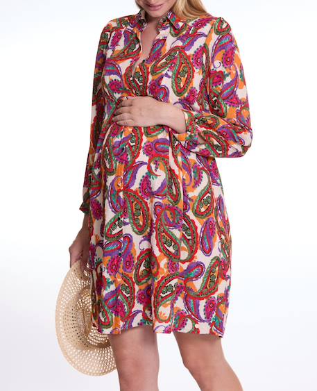 Robe chemisier de grossesse et d'allaitement soledad Multico 5 - vertbaudet enfant 