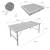 Mini table de ping pong pliable 150x75cm indoor, avec 4 raquettes et 6 balles, pour utilisation intérieure Bleu 4 - vertbaudet enfant 