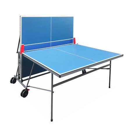 Table de ping pong indoor, avec 2 raquettes et 3 balles, utilisation intérieure Bleu+Gris 3 - vertbaudet enfant 