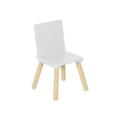 Table rectangulaire enfant bois de pin 4 assises - judith Blanc+Vert 3 - vertbaudet enfant 