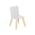 Table rectangulaire enfant bois de pin 4 assises - judith Blanc+Vert 3 - vertbaudet enfant 