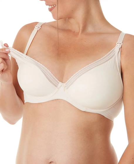 Soutien-gorge de grossesse et d'allaitement milk Blush+Bordeaux+Noir 2 - vertbaudet enfant 