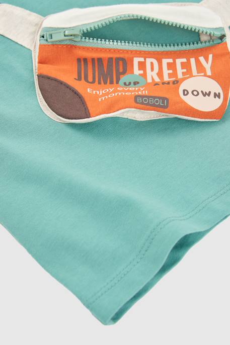 T-shirt enfant coton Vert 3 - vertbaudet enfant 