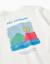 T-shirt en coton avec imprimés art thinkers Blanc 4 - vertbaudet enfant 