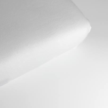 Protège matelas bébé flanelle de coton bio Blanc 2 - vertbaudet enfant 