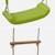Portique mistral en bois avec 2 balançoires et échelle en corde en pin autoclave Vert 5 - vertbaudet enfant 