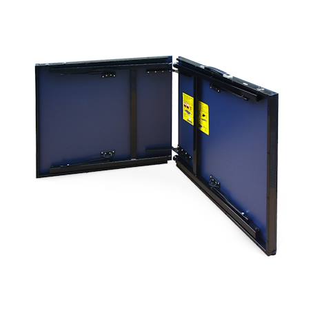 Mini table de ping pong pliable 150x75cm indoor, avec 4 raquettes et 6 balles, pour utilisation intérieure Bleu 5 - vertbaudet enfant 