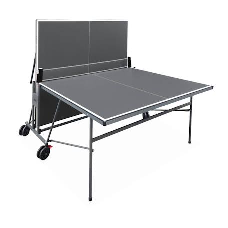 Table de ping pong indoor, avec 4 raquettes et 6 balles, pour utilisation intérieure, sport tennis de table Gris 2 - vertbaudet enfant 