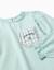 T-shirt en coton à manches longues avec poche Bleu clair 3 - vertbaudet enfant 
