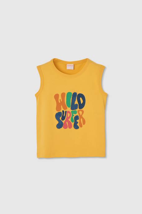 Débardeur enfant coton Jaune 1 - vertbaudet enfant 