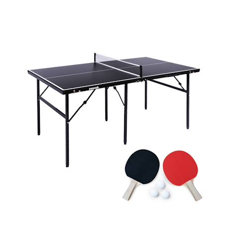Table de ping pong d'intérieur médium avec 2 raquettes et 3 balles Bleu+Noir 7 - vertbaudet enfant 