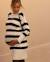 Robe pull de grossesse et d'allaitement normandie Ivoire+Noir / blanc 8 - vertbaudet enfant 
