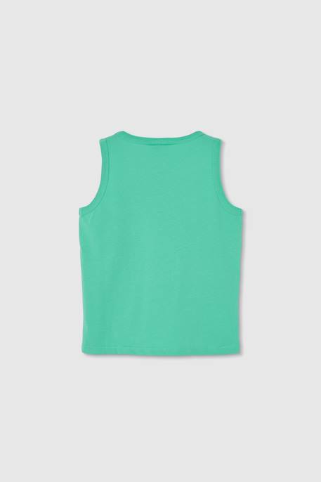 Débardeur garçon Vert 2 - vertbaudet enfant 