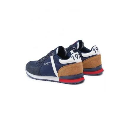Baskets synthétique sydney combi Navy 4 - vertbaudet enfant 