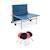 Table de ping pong indoor, avec 4 raquettes et 6 balles, pour utilisation intérieure, sport tennis de table Bleu 1 - vertbaudet enfant 